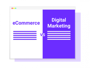 Digital commerce and Digital marketing compared