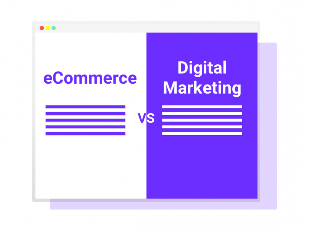 Digital commerce vs Digital marketing